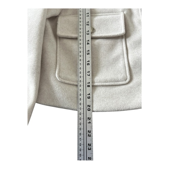 ZARA Light Gray Cropped Utility Jacket - Picture 7 of 10